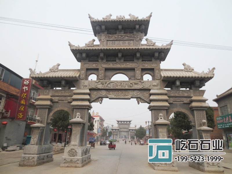 石雕牌楼